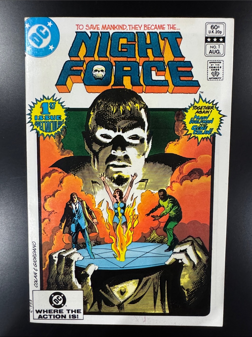 Night Force: Vol. 1, No. 1 (1982) - Vintage Collectible DC Comic Book